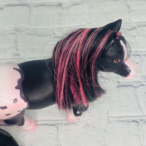 Breyer Black & Pink Appaloosa Jasmine the Horse Color Changing Bath Toy 8" - Picture 15 of 16